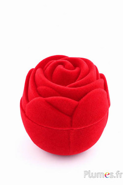 Sieradendoosje - verenbed - Ø 4 cm - rood